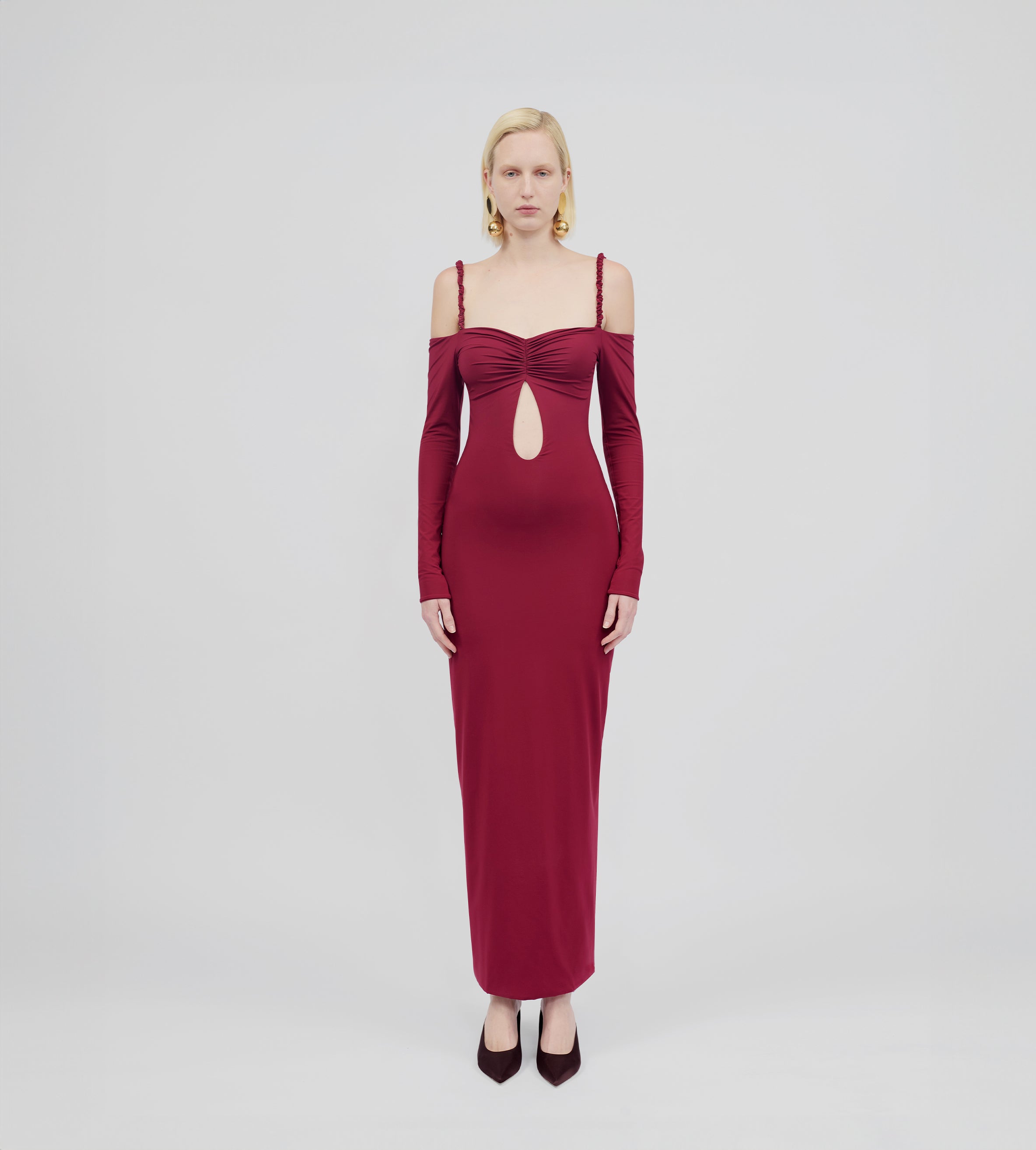 maygel coronel red dress MULETT