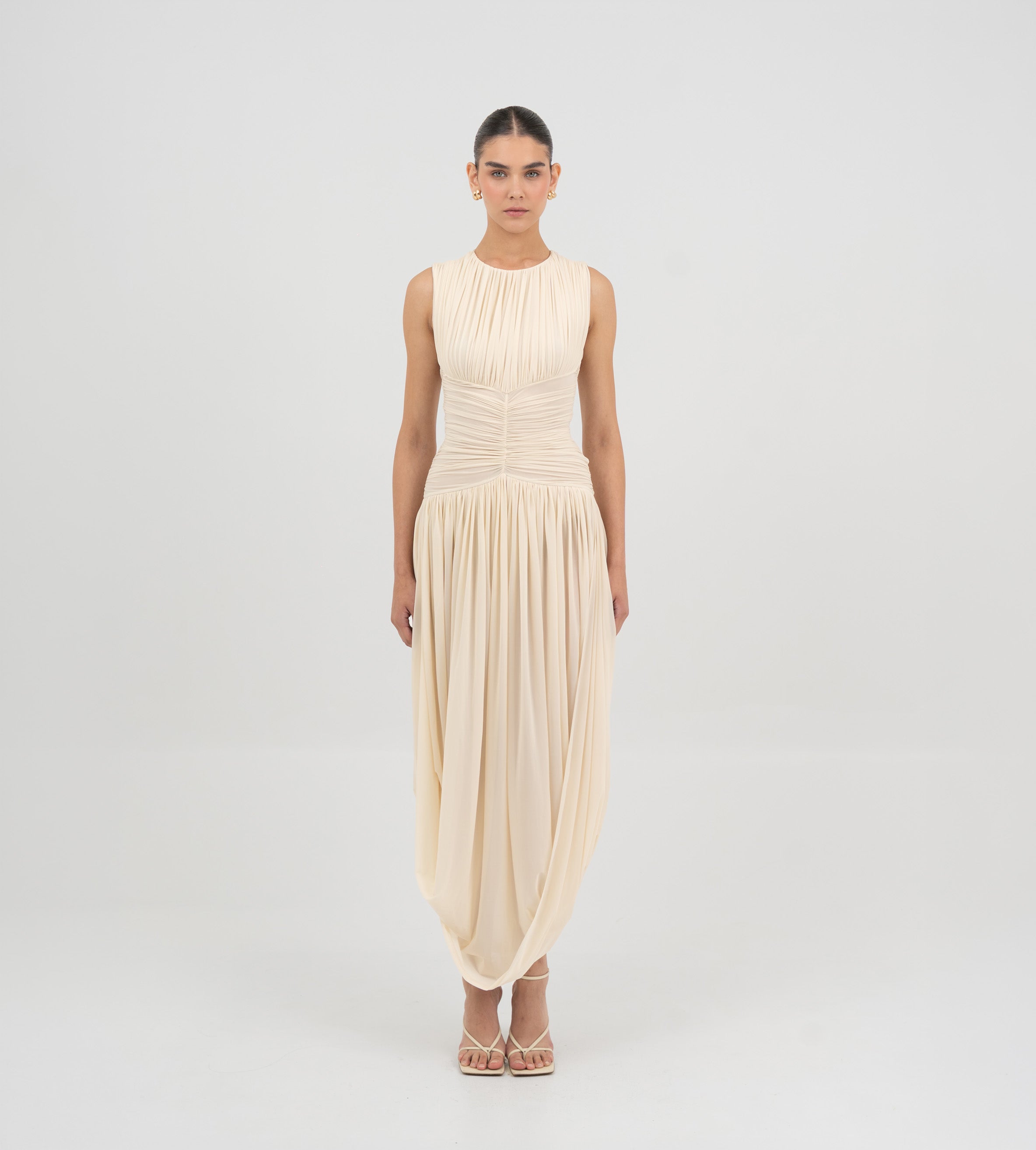 maygel coronel dress Maygel Coronel Blue Abisso Midi Dress
